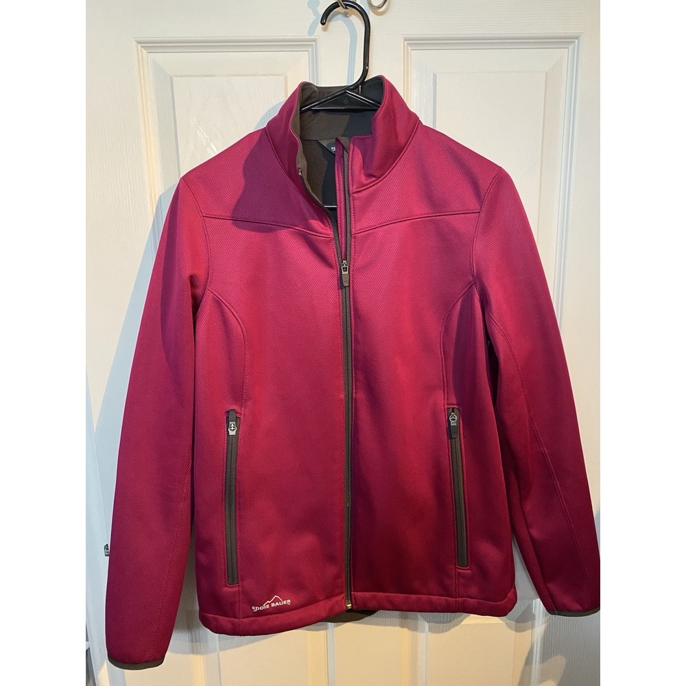Eddie Bauer Pink Soft Shell Jacket Women's Size Small